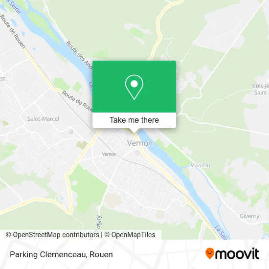 Parking Clemenceau map