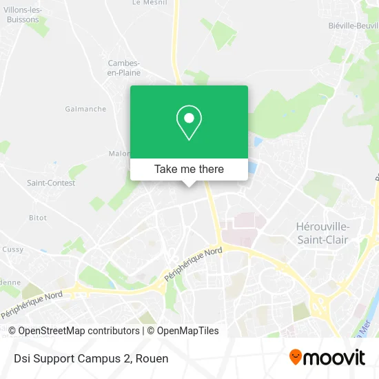 Dsi Support Campus 2 map