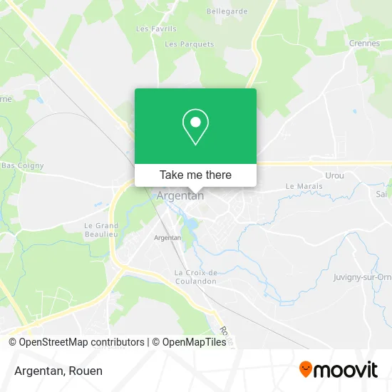 Argentan map