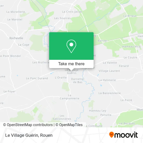 Le Village Guérin map