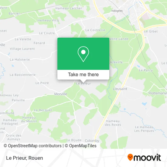 Le Prieur map