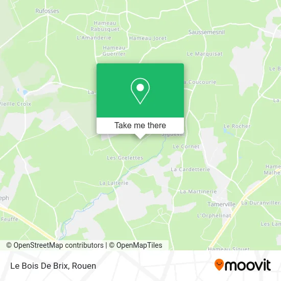 Le Bois De Brix map