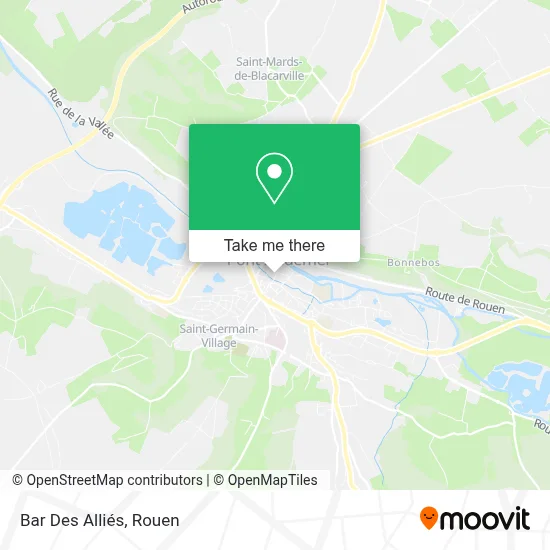 Bar Des Alliés map