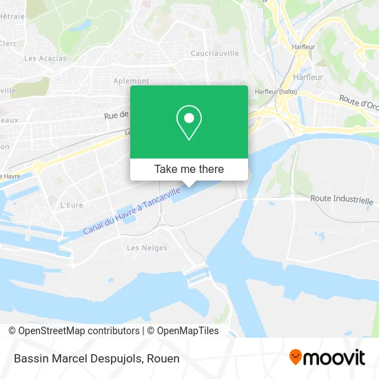 Bassin Marcel Despujols map