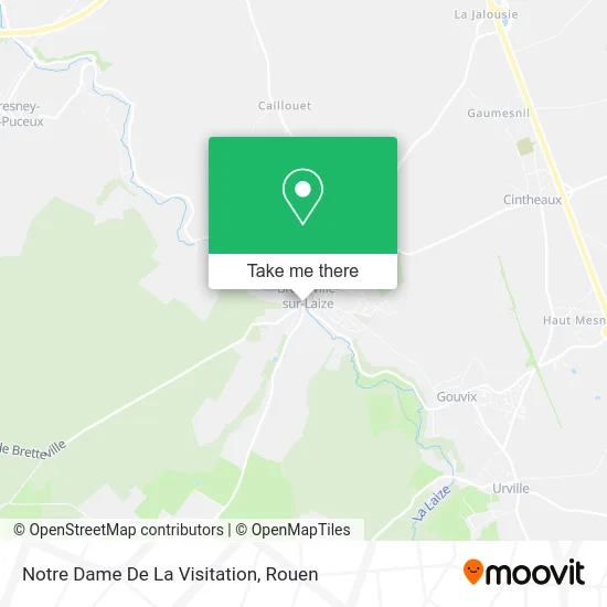 Notre Dame De La Visitation map