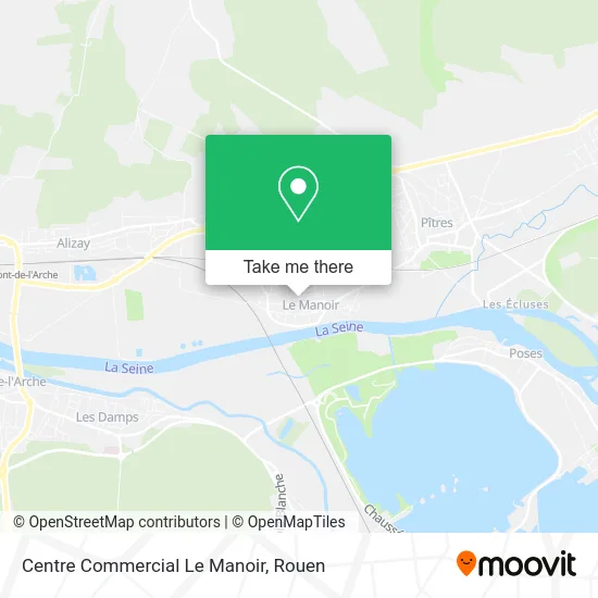 Centre Commercial Le Manoir map