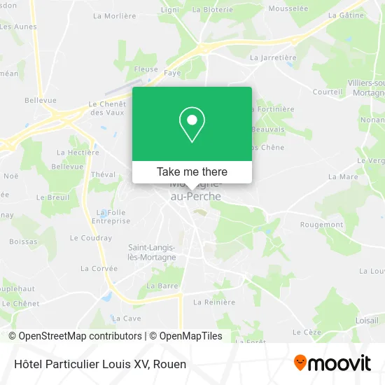 Hôtel Particulier Louis XV map