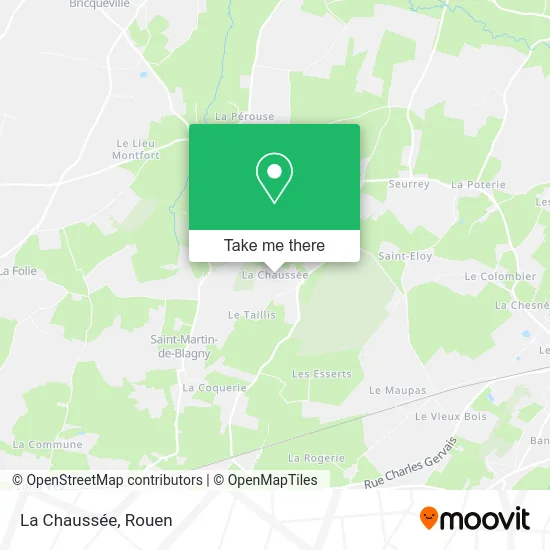 La Chaussée map