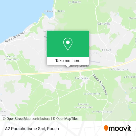 A2 Parachutisme Sarl map