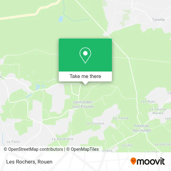 Les Rochers map