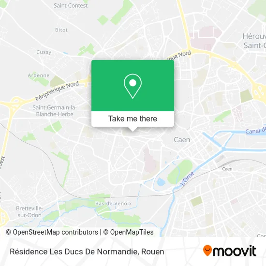Résidence Les Ducs De Normandie map