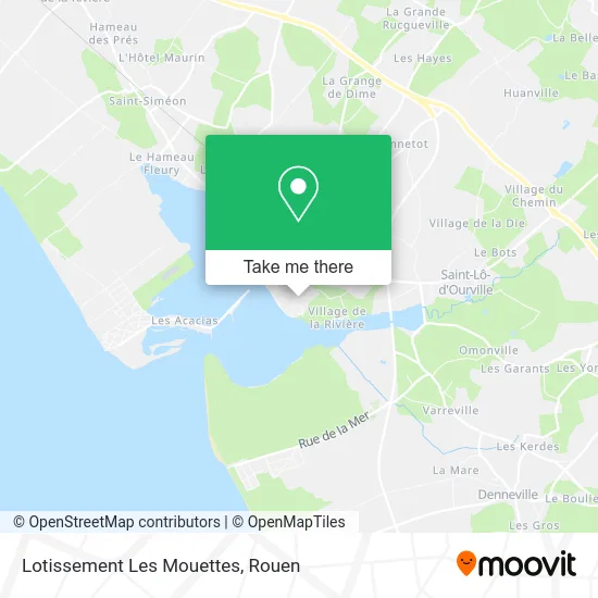 Lotissement Les Mouettes map