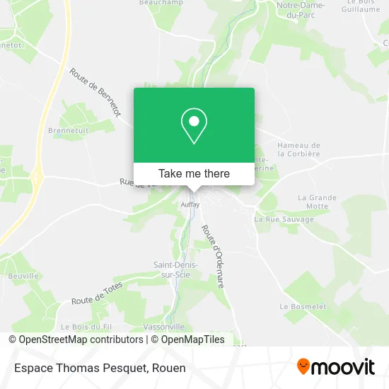 Espace Thomas Pesquet map