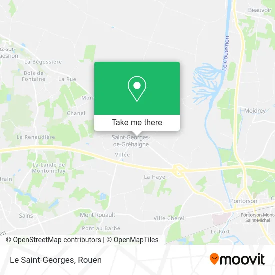 Le Saint-Georges map