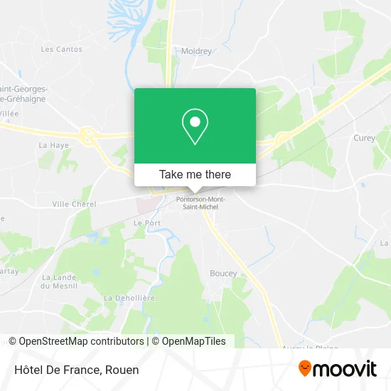 Hôtel De France map