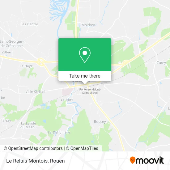 Le Relais Montois map