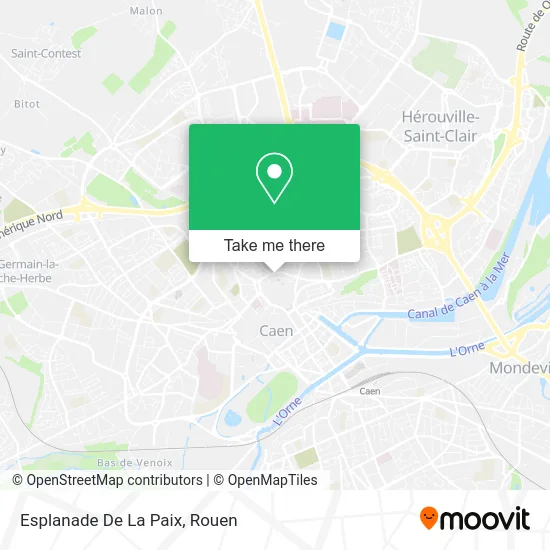 Esplanade De La Paix map