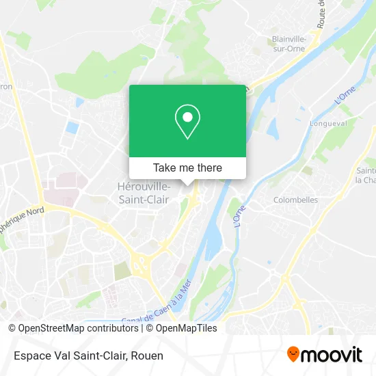 Espace Val Saint-Clair map