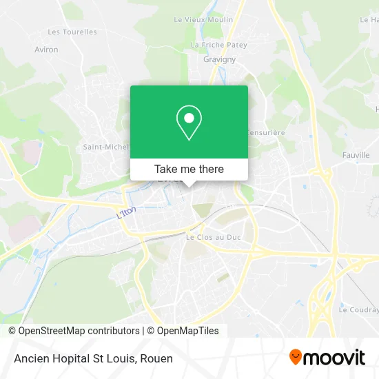 Ancien Hopital St Louis map