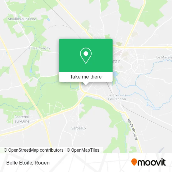Belle Étoile map