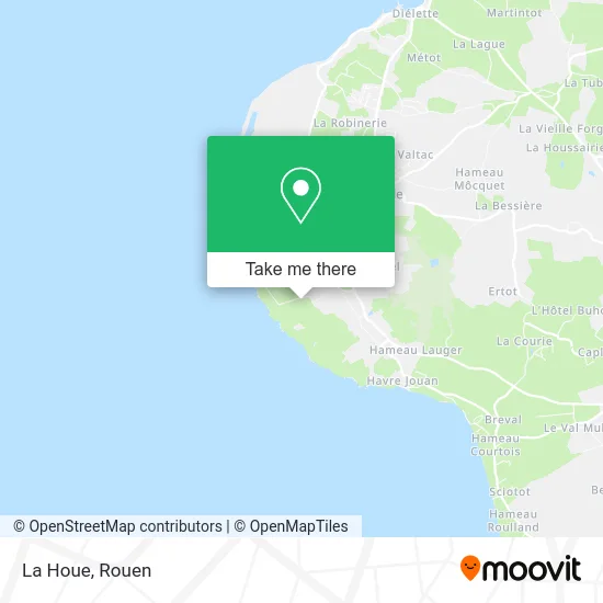 La Houe map