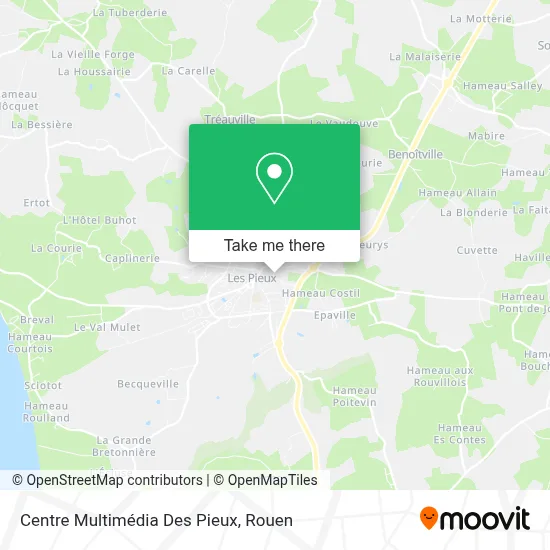 Centre Multimédia Des Pieux map