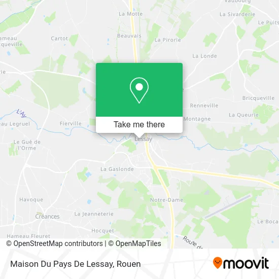 Maison Du Pays De Lessay map