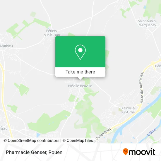 Pharmacie Genser map