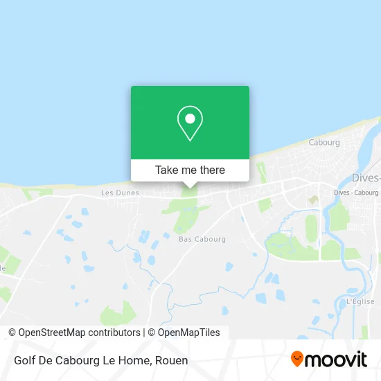 Golf De Cabourg Le Home map