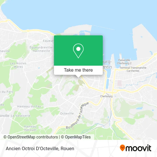 Ancien Octroi D'Octeville map