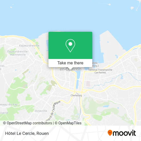 Hôtel Le Cercle map