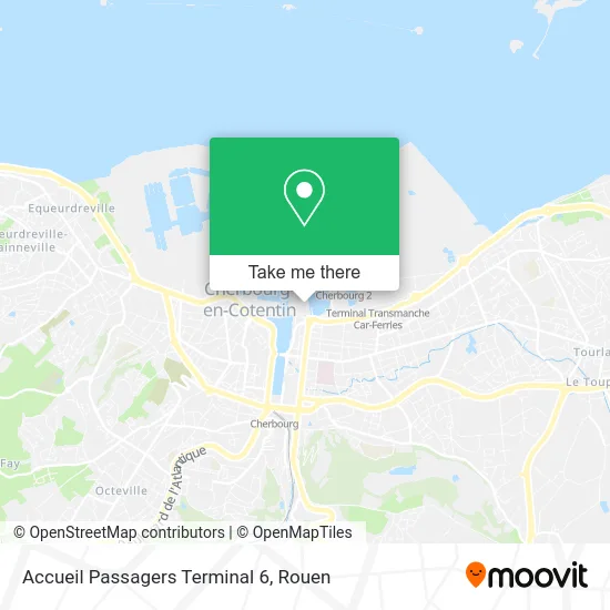 Accueil Passagers Terminal 6 map