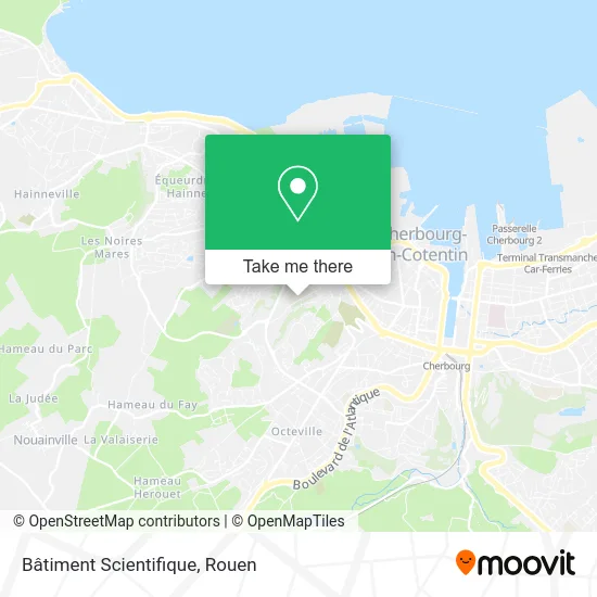 Bâtiment Scientifique map