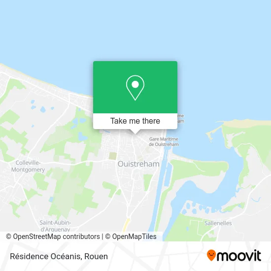 Résidence Océanis map
