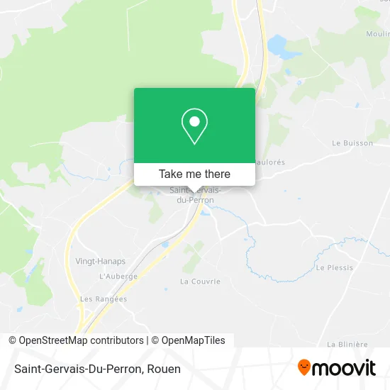 Saint-Gervais-Du-Perron map