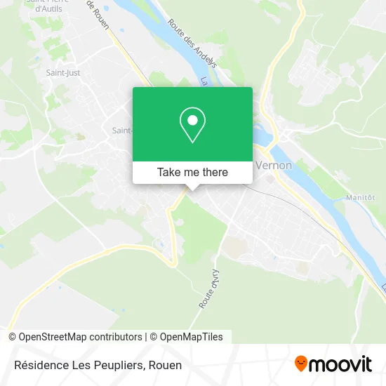 Résidence Les Peupliers map