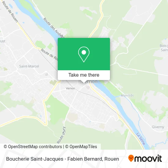 Boucherie Saint-Jacques - Fabien Bernard map