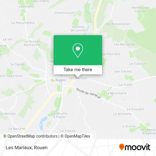 Les Mariaux map