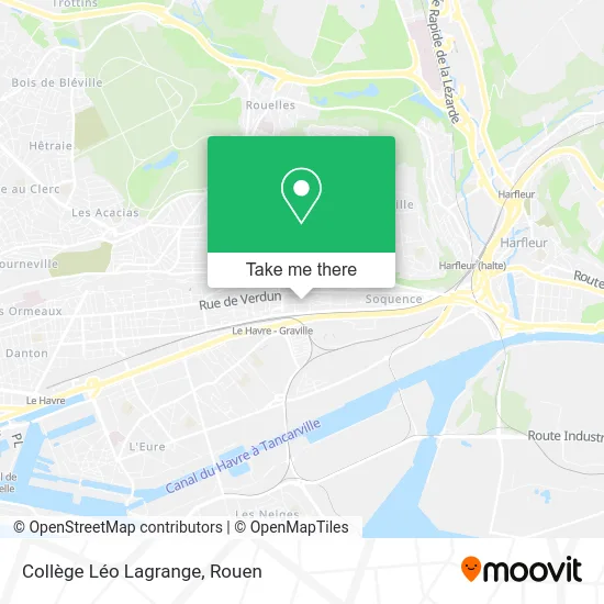 Collège Léo Lagrange map