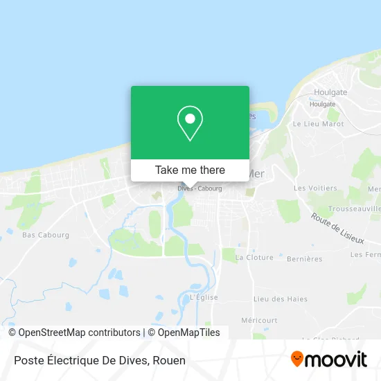 Poste Électrique De Dives map