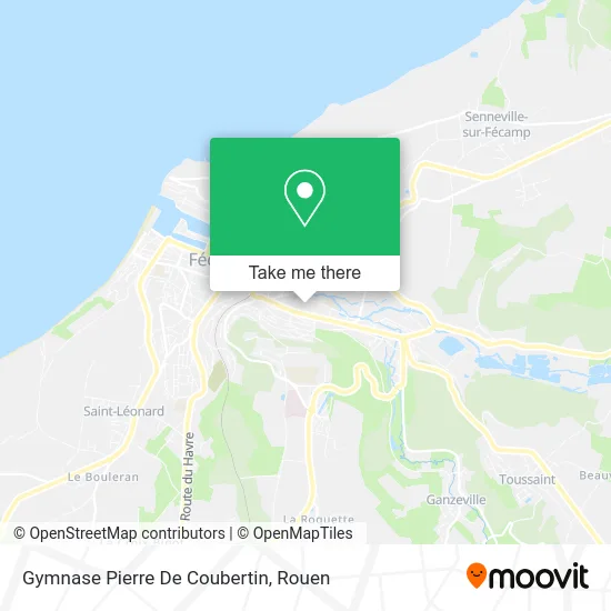 Gymnase Pierre De Coubertin map