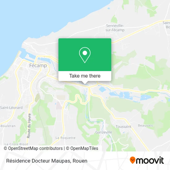 Résidence Docteur Maupas map