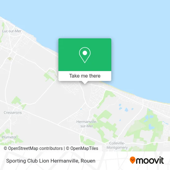 Sporting Club Lion Hermanville map