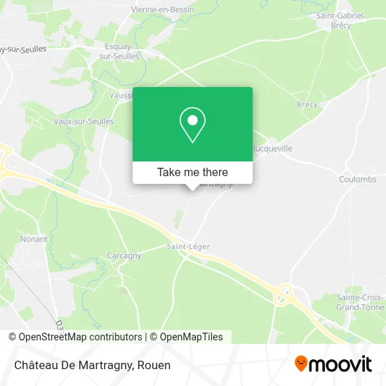 Château De Martragny map