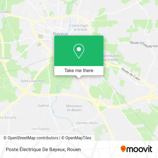 Poste Électrique De Bayeux map