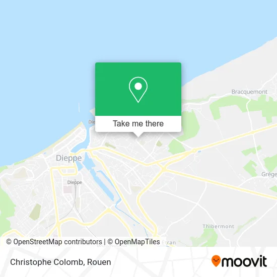 Christophe Colomb map