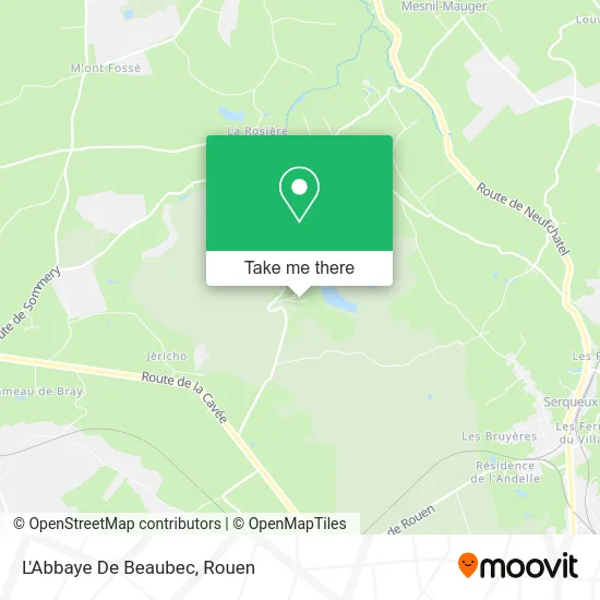 L'Abbaye De Beaubec map