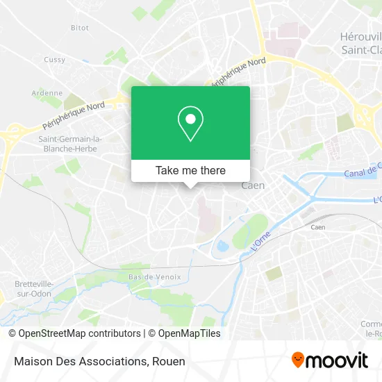 Maison Des Associations map