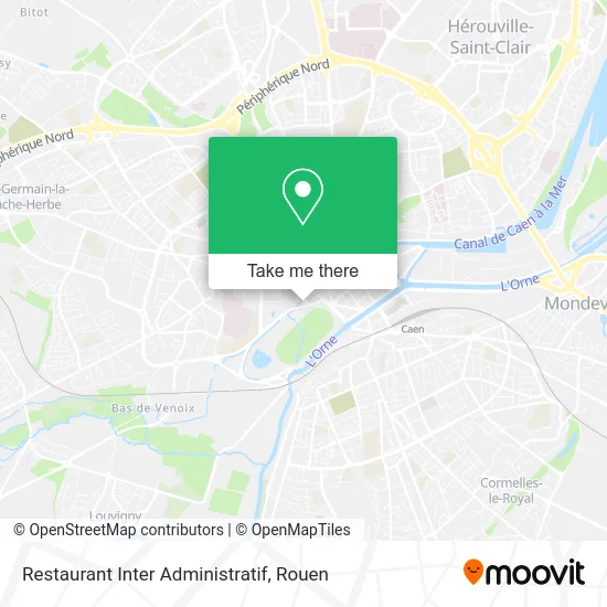 Restaurant Inter Administratif map