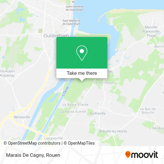 Marais De Cagny map